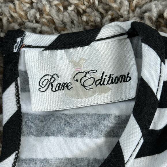 Rare Editions Striped Dress with Sequin Christmas Tree | 4T - Picture 4 of 4